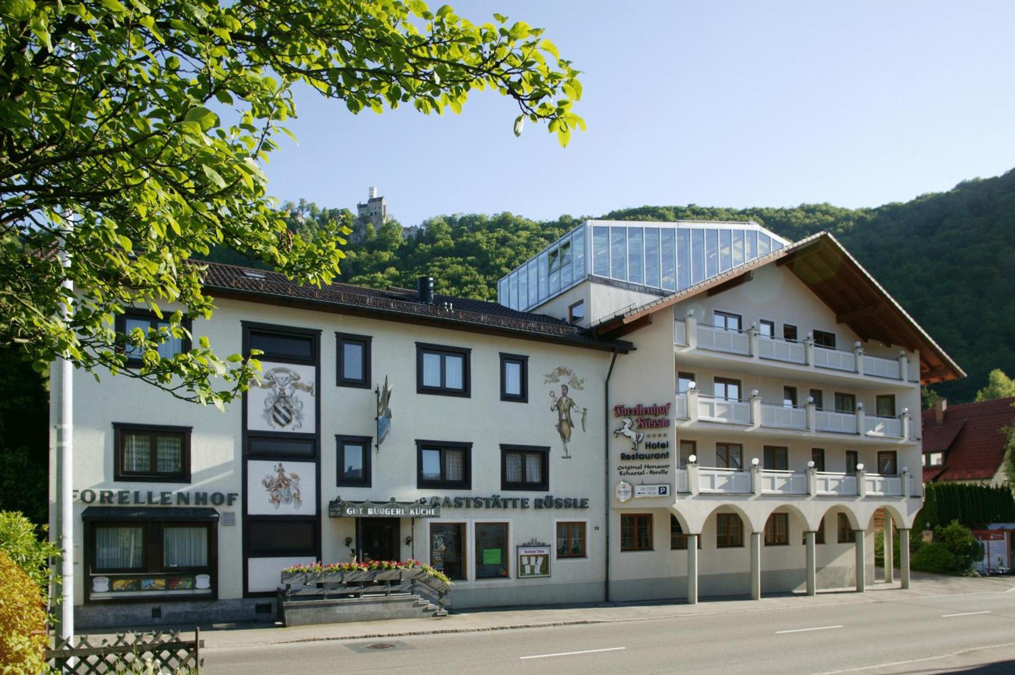 Forellenhof Roessle Hotel & Restaurant Lichtenstein  Exteriör bild
